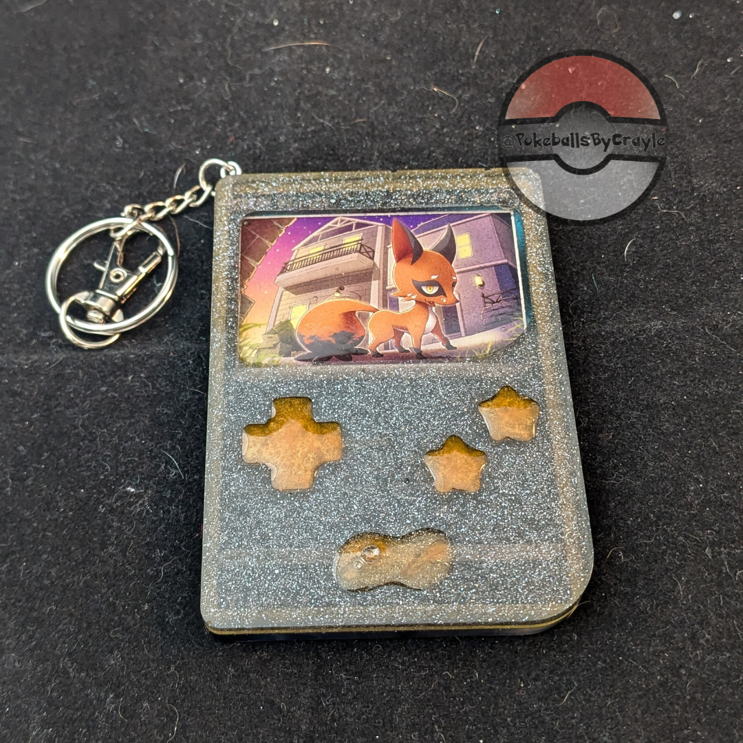 Nickit Gameboy Keychain Pokeballs by Crayle Nickit Gameboy Keychain Pokeballs by Crayle